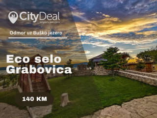Platite 140 KM jedno noćenje za dvije osobe sa uključenim doručkom u turističkom kompleksu Eco selu Grabovica!