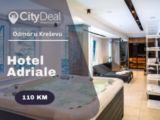 Jedno noćenje za dvije osobe u dvokrevetnoj standard sobi sa korištenjem spa programa!