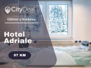 Jedno noćenje za dvije osobe sa korištenjem spa programa, platite samo 97 KM, ekskluzivna ponuda samo za prvih 5 kupaca!